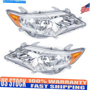 Headlight 2012 2013 2014g^JNwbhCgv+E1yAwbhv 1Pair Headlamp For 2012 2013 2014 Toyota Camry Chrome Headlights Lamp Left+Right