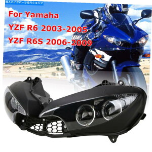 Headlight ���}�n�̃w�b�h���C�g2003-2005 YZF R6 YZF-R6 R600 06-09 R6S�t�����g�w�b�h�����v�N���A Headlight For Yamaha 2003-2005 YZF R6 YZF-R6 R600 06-09 R6s Front Headlamp Clear�y���s�A���i�z