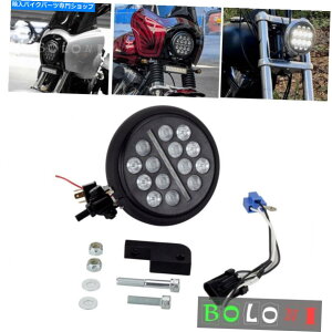 Headlight �N���u�X�^�C���̃I�[�g�o�C5-3/ 4 LED�w�b�h���C�gW/ DRL for Harley Dyna FXD FXDB FXDXT Club Style Motorcycle 5-3/4 LED Headlight W/ DRL for Harley Dyna FXD FXDB FXDXT�y���s�A���i�z
