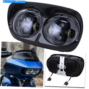 Headlight n[[CVO[hOChFLTR 98-13 5.75 "fADRLvWFN^[LEDwbhCg̃tBbg Fits For Harley CVO Road Glide FLTR 98-13 5.75" Dual DRL Projector LED Headlight