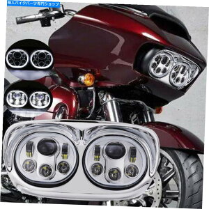 Headlight n[[[hOCh̃vWFN^[fALEDwbhCg2004-2013 FLTR EFI FLTRI US US Projector Dual LED Headlight for Harley Road Glide 2004-2013 FLTR EFI FLTRI US
