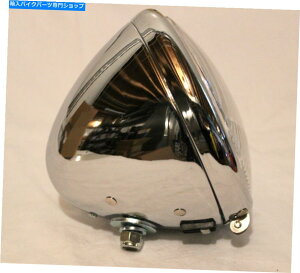 Headlight n[[ibNwbhtbgwbhpwbhwbhCgN67701-35SȐVi188j Harley Knucklehead Flathead Panhead Headlight Chrome 67701-35 complete New (188)