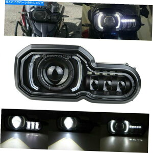 Headlight F650GS F800GS F800R F700GS�̃t�����gLED�w�b�h���C�gDRL�G���W�F���A�C�A�Z���u�� Front LED Headlight DRL Angel Eye Assembly For F650GS F800GS F800R F700GS�y���s�A���i�z