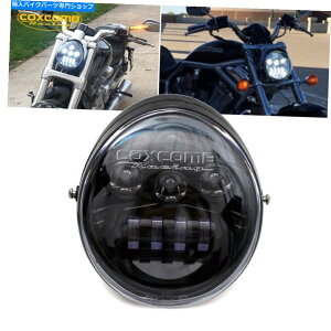 Headlight n[[vbhVRSCA VRSCR VRSC/V-ROD VRSCFpLEDwbhCgvWFN^[v LED Headlight Projector Lamp For Harley V Rod VROD VRSCA VRSCR VRSC/V-ROD VRSCF