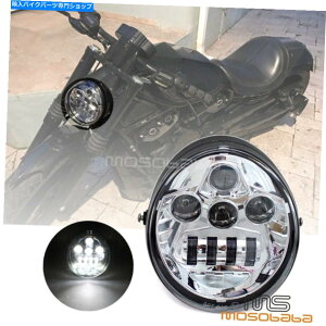 Headlight HarleyV-Rod Street Rod Night Rod LED�w�b�h���C�g�h�b�g�n�C���[�v���W�F�N�^�[�����v Fit Harley V-Rod Street Rod Night Rod LED Headlight DOT High Low Projector Lamp