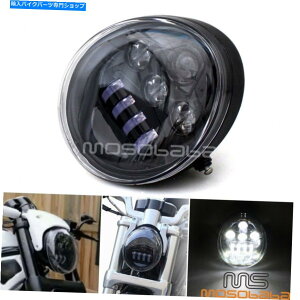 Headlight Harley V-Rod Muscle VRSCF 09-17 VROD�̃I�[�g�o�CDOT���F�ς�LED�w�b�h���C�g Motorcycle DOT Approved LED Headlight for Harley V-Rod Muscle VRSCF 09-17 VROD�y���s�A���i�z