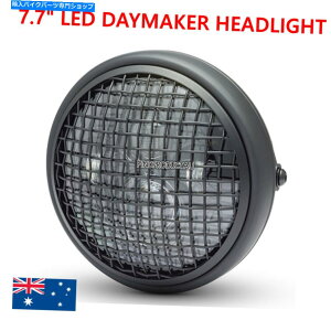 Headlight 7.7 LED�O�����w�b�h���C�g�f�C���[�J�[�J�t�F���[�T�[�{�o�[�v���W�F�N�g�J�X�^��BMW�X�N�����u���[ 7.7 LED grill headlight daymaker cafe racer bobber project custom BMW Scrambler�y���s�A���i�z