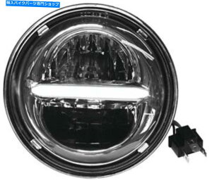Headlight Pathfinder 5-3/4 LED�N���V�b�N�w�b�h���C�g���Z���^�[DRL Chrome��LED Pathfinder 5-3/4 LED Classic Headlight with Center DRL Chrome�y���s�A���i�z