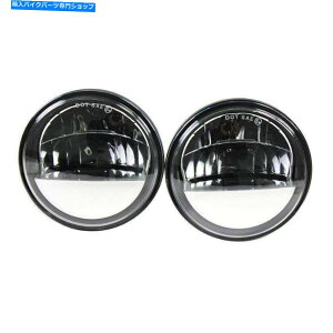 Headlight �C�[�O�����C�g4 1/2 ���G�ȃ��t���N�^�[LED�p�X���C�g�Z�b�g�n�[���[�C���f�B�A�� Eagle Lights 4 1/2 Complex Reflector LED Passing Lights Set Harley Indian�y���s�A���i�z