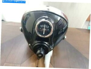 Headlight 6.5 "[JXubNwbhCgtbgOXBSAgCAtm[g}b`X@24 6.5" Lucas Black Headlight Flat Glass Fit For BSA Triumph Norton Matchless @24