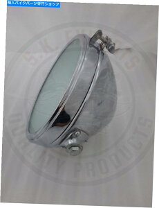 Headlight 8 �~���[�w�b�h���C�g�w�b�h�����v2���N��������ȃK���X�Ń��b�L 8 MILLER HEADLIGHT HEADLAMP 2 HOLE CHROME PLATED WITH FLAT GLASS�y���s�A���i�z