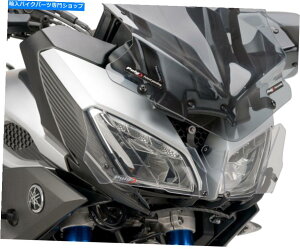 Headlight 15-16���}�nFJ-09�̃w�b�h���C�g�v���e�N�^�[PUIG 8127W Headlight Protector Puig 8127W For 15-16 Yamaha FJ-09�y���s�A���i�z
