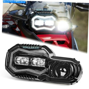 Headlight DOT LEDwbhCg[^[TCNn[DRL F650GS F700GS F800GS F800RpHI/LOr[ DOT LED Headlights Motorcycle Halo DRL Hi/Lo Beam For F650GS F700GS F800GS F800R