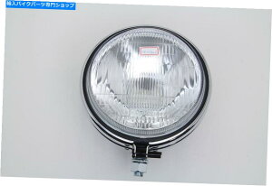 Headlight Harley Sportster�V���x���w�b�h�̂��߂̃��v���J5-3/4���E���h�u���b�N�w�b�h�����v| 33-0233 Replica 5-3/4 Round Black Headlamp for Harley Sportster Shovelhead | 33-0233�y���s�A���i�z