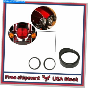 Headlight tBbgH-D 2008-18c[OAJ[{t@Co[wbhCggO^[VOi Fit H-D 2008-18 TOURING Real Carbon Fiber Headlight Trim Ring & Turn Signal