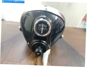 Headlight V6.5 "[JXubNwbhCgtbgKXBSA Triumph Norton MatchlessɃtBbg NEW 6.5" Lucas Black Headlight Flat Glass Fit For BSA Triumph Norton Matchless