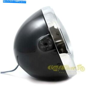 Headlight �w�b�h���C�g���F�ς�E4�J�t�F���[�T�[�u���b�N�N�����J�t�F���[�T�[�A�I�[�g�o�C���B���e�[�W Headlight Approved E4 cafe racer Black Chrome Caferacer, Motorcycle vintage�y���s�A���i�z