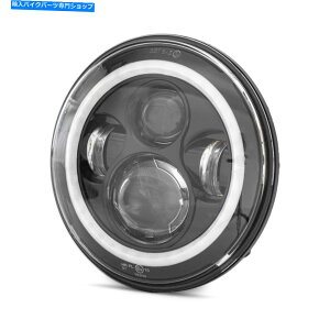 Headlight CGtB[h̒e /NVbN500wbhvDRLNthhBLEDwbhCg7 " LED Headlight 7" for Royal Enfield Bullet / Classic 500 Headlamp DRL Craftride b