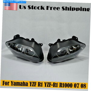 Headlight }nYZF R1 YZF-R1 R1000 2007 2007̕čXgbNwbhCgwbhvNA2008 US STOCK Headlight Headlamp Clear For Yamaha YZF R1 YZF-R1 R1000 2007 2008