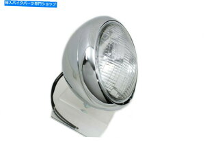 Headlight Chrome Replica 7���E���h�w�b�h�����v6�{���g�n�[���[Davidson by V-Twin Chrome Replica 7 Round Headlamp 6 Volt for Harley Davidson by V-Twin�y���s�A���i�z
