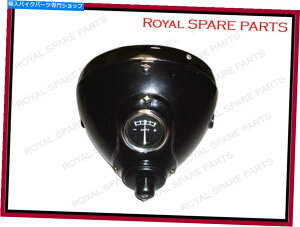 Headlight 7 "[JXubNwbhCgwbhvSSU700 BSA Triumph}b`X{o[ 7" Lucas Black Headlight Head lamp SSU700 BSA Triumph Matchless Bobber