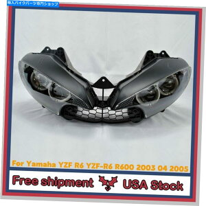 Headlight }nYZF R6 YZF-R6 R600 2003 2003 2004 2005̕čXgbNwbhCgwbhvNA2005 US STOCK Headlight Headlamp Clear For Yamaha YZF R6 YZF-R6 R600 2003 2004 2005