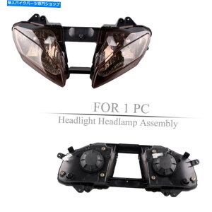 Headlight }nYZF R6 2008-2009ɓKtgwbhCgwbhCgvAZuX[N Front Headlight Head Light Lamp Assembly Smoke Fit for Yamaha YZF R6 2008-2009