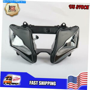 Headlight MS�t�����g�w�b�h���C�g�w�b�h�����v�J���T�L2011-2015 ZX10R E006�Ƀt�B�b�g MS Front Headlight Headlamp Fit for Kawasaki 2011-2015 ZX10R e006