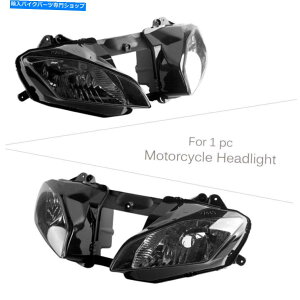 Headlight ���}�nYZF R6 2008-16�̃t�����g�w�b�h���C�g�A�Z���u���w�b�h�����v�u���b�N�V�F���n�E�W���O Front Headlight Assembly Headlamp Black Shell Housing for YAMAHA YZF R6 2008-16�y���s�A���i�z