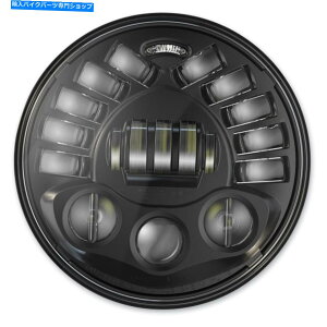 Headlight JWXs[J[7 "}EgA_veBu2 LEDwbhCgubNi0555071j JW Speaker 7" Pedestal Mount Adaptive 2 LED Headlight Black (0555071)