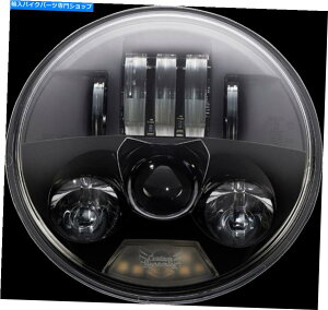 Headlight JX^_Ci~NXubNvo[5 3/4 "fAH4 LEDwbhCg1957-2022n[[ Custom Dynamics Black Probeam 5 3/4" Dual H4 LED Headlight 1957-2022 Harley