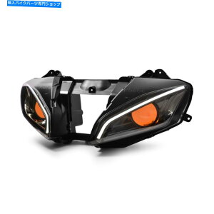 Headlight ���}�nR6 YZF R6 2006-07�I�����W�f�[�����A�C�w�b�h�����v��1X LED�w�b�h���C�g�A�Z���u�� 1X LED Headlight Assembly For Yamaha r6 YZF R6 2006-07 Orange Demon Eye Headlamp�y���s�A���i�z