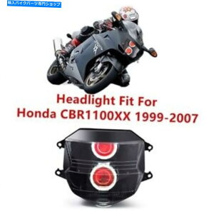 Headlight �z���_CBR1000XX�u���b�N�o�[�h�̃w�b�h���C�g�A�Z���u��1999- 2007���b�h�f�[�����w�b�h�����v Headlight Assembly For Honda CBR1000XX Blackbird 1999- 2007 Red Demon Headlamp�y���s�A���i�z