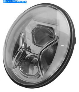 Headlight HighSider 7 "LEDKwbhCg^Cv8N-226-002 Highsider 7" LED Adaptive Headlight Type 8 Chrome - 226-002
