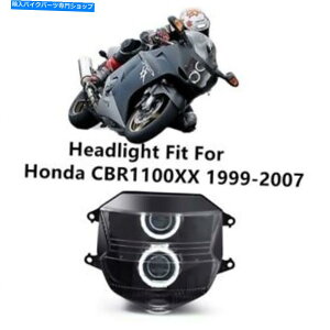 Headlight �z���_CBR1000XX�u���b�N�o�[�h�̃w�b�h���C�g�A�Z���u���w�b�h�����v1999-2007�z���C�gDRL Headlight Assembly Headlamp For Honda CBR1000XX Blackbird 1999-2007 White DRL�y���s�A���i�z