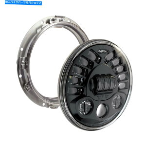 Headlight J.W.Xs[J[555051 7 "LEDK^2wbhCgubNW/tO J.W. SPEAKER 555051 7" LED Adaptive 2 Headlight Black w/ Mounting Ring