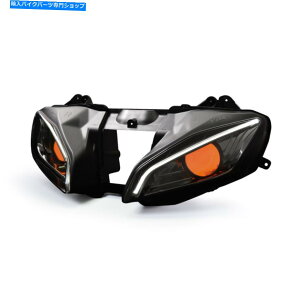 Headlight ���}�nR6 YZF R6 2008-16�I�����W�f�[�����A�C�w�b�h�����v��1X LED�w�b�h���C�g�A�Z���u�� 1X LED Headlight Assembly for Yamaha r6 YZF R6 2008-16 Orange Demon Eye Headlamp�y���s�A���i�z
