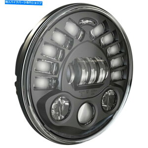 Headlight J.W.Xs[J[A_veBu2 LEDwbhCg-7 "}Eg - ubN| 0555071 J.W. Speaker Adaptive 2 LED Headlight - 7" Pedestal Mount - Black | 0555071