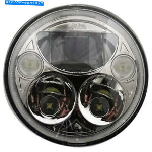 Headlight JX^_Ci~NXCDTB-7-C Chrome 7 "Trubeam LED HARLE Custom Dynamics CDTB-7-C Chrome 7" TruBeam LED Headlamp for Harley