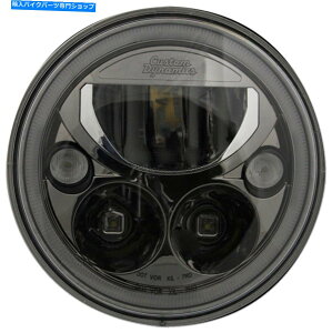 Headlight JX^_Ci~NXCDTB-7-BwbhCggu[7 "BLK CUSTOM DYNAMICS CDTB-7-B HEADLIGHT TRUBEAM 7" BLK