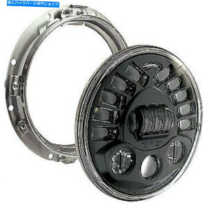 Headlight n[[frbh\ubN2001-2411̃JX^_Ci~NXA_veBuwbhv7 " Custom Dynamics Adaptive Headlamp 7" for Harley Davidson Black 2001-2411