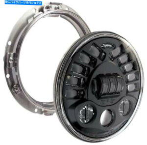 Headlight J.W.Xs[J[8790A_veBu2}EgOtwbhCg7 "ubN0555051 J.W. Speaker 8790 Adaptive 2 LED Headlight with Mounting Ring 7" Black #0555051