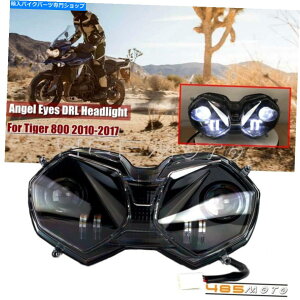 Headlight Tiger 800 XC XR LED�w�b�h���C�g�G���W�F���A�C�YDRL����HI/LO�r�[���w�b�h�����v For Tiger 800 XC XR LED Headlight Angel Eyes DRL Replacement HI/LO BEAM Headlamp�y���s�A���i�z