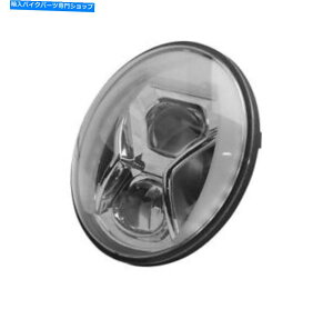Headlight HighSider 7 "LEDKwbhCgNƖ226-002 Highsider 7" LED Adaptive Headlight Chrome lighting 226-002