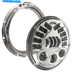 Headlight }EgtJX^_Ci~NXA_veBuwbhCg-7 "-ChromePB-7A-13-C CUSTOM DYNAMICS ADAPTIVE HEADLIGHT WITH MOUNT - 7" - CHROME PB-7A-13-C