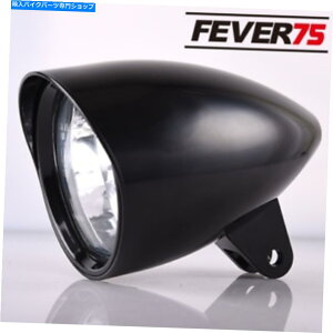 Headlight ubNubgC7 "H4wbhCgvtBbgn[[X|[cX^[\tgAC_CiCNCA[N Black Bullet Line 7" H4 Headlight Lamp Fit Harley Sportster Softail Dyna CNC Arc