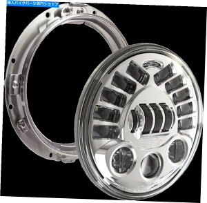 Headlight JX^_Ci~NXPB7A13C}EgN[7 "tA_veBuwbhCg Custom Dynamics PB7A13C Adaptive Headlight with Mount Chrome 7"