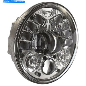 Headlight J.W.Xs[J[0555101 5.75inB 8690 LED Adaptive 2wbhCg-Chrome J.W. Speaker 0555101 5.75in. 8690 LED Adaptive 2 Headlight - Chrome