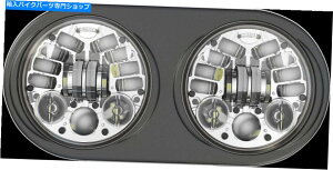 Headlight ���[�h�O���C�hPB-RG13A-C�p�̃J�X�^���_�C�i�~�N�X�N�����v���o�[���A�_�v�e�B�u�w�b�h�����v Custom Dynamics Chrome Probeam Adaptive Headlamps for Road Glide PB-RG13A-C�y���s�A���i�z