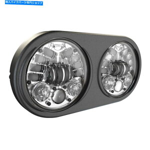 Headlight J.W.�X�s�[�J�[8692 A2�A�_�v�e�B�u�w�b�h���C�g�f���A��5.75 �N�����x�[��0555141 J.W. SPEAKER 8692 A2 Adaptive Headlight Dual 5.75 Chrome Bezel 0555141�y���s�A���i�z